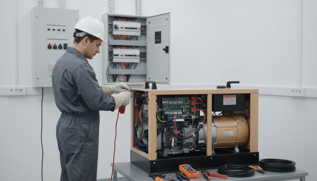 Découvrez nos services d'installation de génératrices électriques, des conseils d'experts et des tarifs compétitifs pour assurer votre alimentation électrique en toute sécurité.