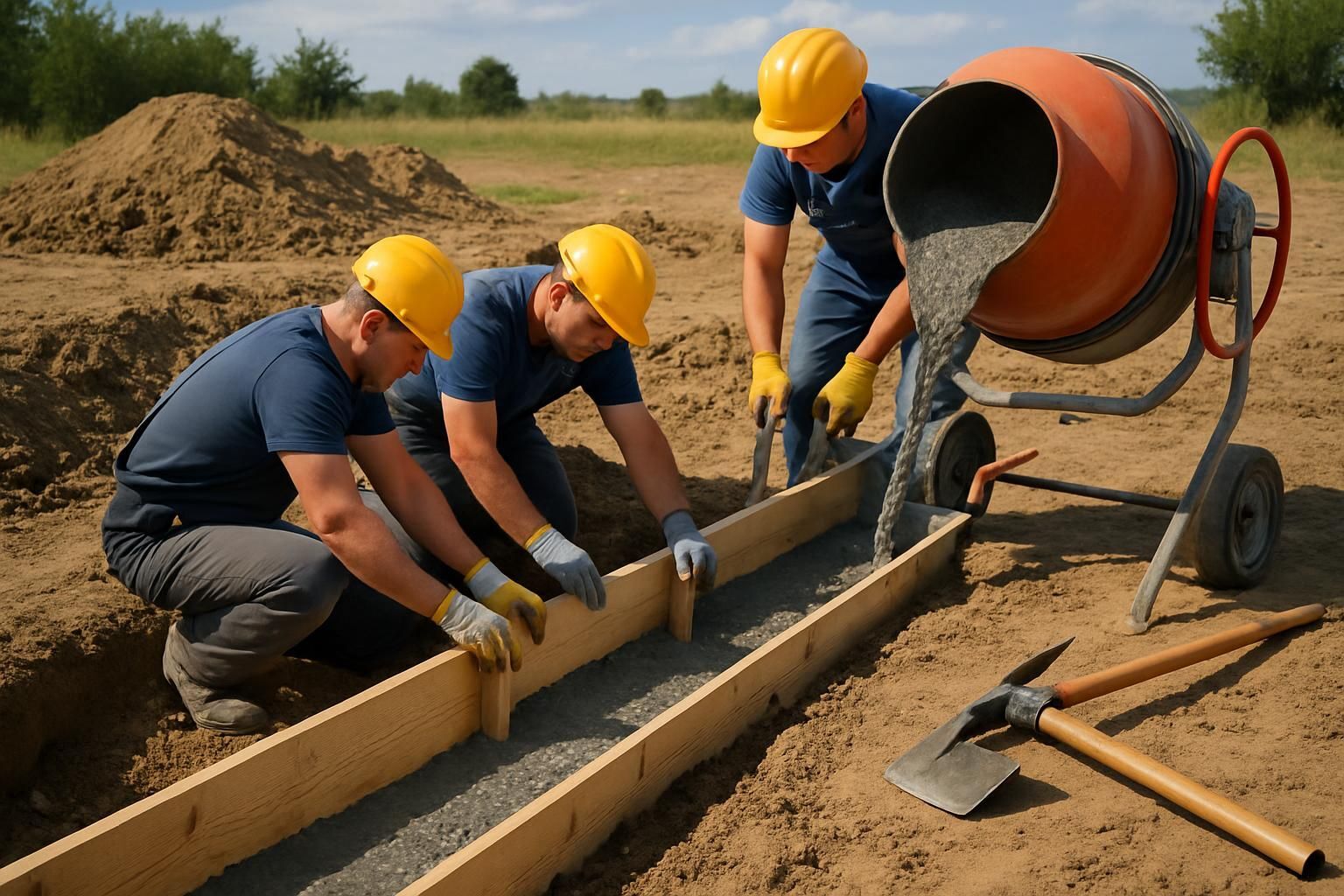 Apprenez étape par étape comment construire une fondation solide pour un mur de clôture de 2 mètres, assurant stabilité et durabilité à votre construction.
