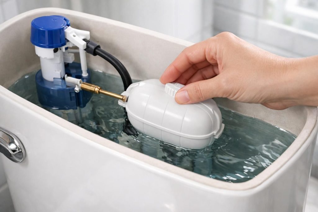 Découvrez comment régler facilement le flotteur de votre chasse d'eau pour éviter les fuites et optimiser votre consommation d'eau.