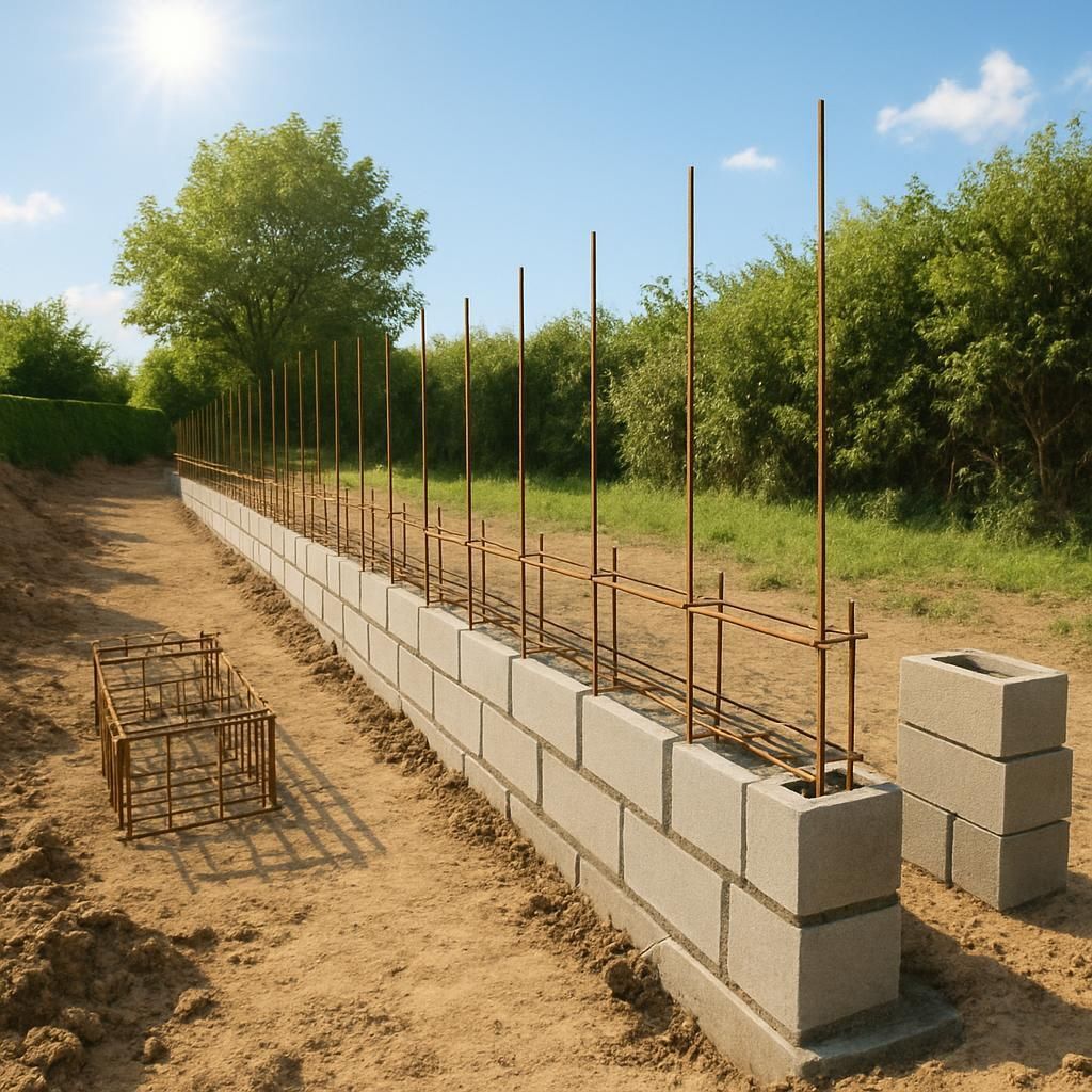 Apprenez les étapes essentielles pour construire une fondation solide et durable pour un mur de clôture de 2 mètres, garantissant stabilité et longévité à votre projet.